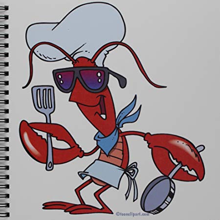 450x450 db funny cute lobster cook chef drawing book - Cute Lobster Drawing