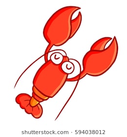 260x280 lobster clipart two - Cute Lobster Drawing
