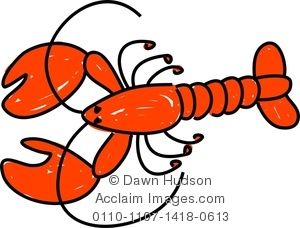 300x228 ocean things lobster art, lobster drawing - Cute Lobster Drawing