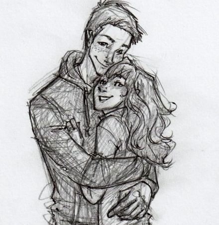 440x452 Cute Couple Drawing Ideas Tumblr - Cute Love Drawing Ideas