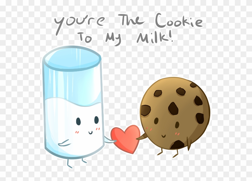 880x633 Sctext Text Cookie Milk Cute Love Drawing Ftestickers - Cute Love Drawing Pictures