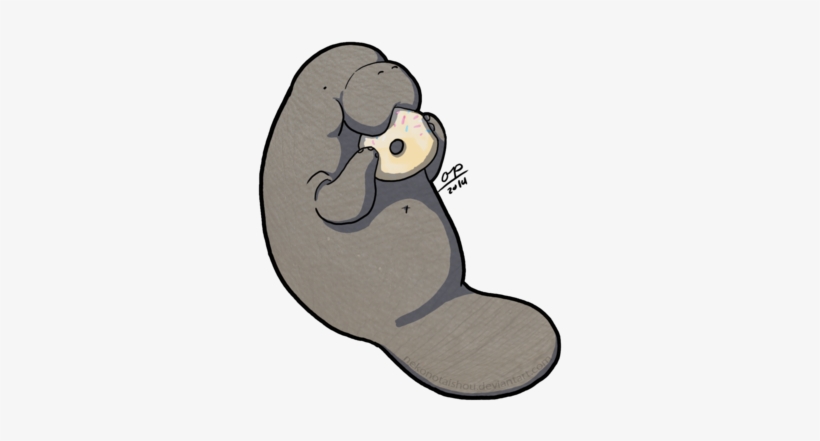 820x441 vector freeuse cute drawing at getdrawings com free - Cute Manatee Drawing