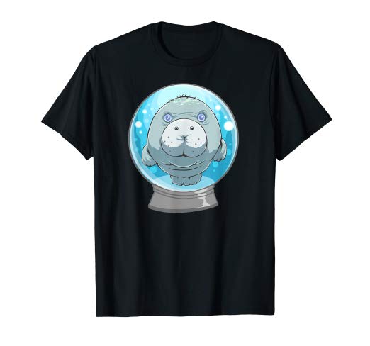 522x488 unique manatee drawing t shirt, cute sea cow art - Cute Manatee Drawing