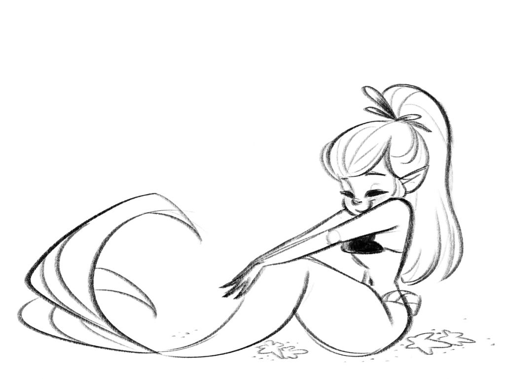 1024x770 Drawings Cute Mermaid Drawing Stuff I Like - Cute Mermaid Drawings