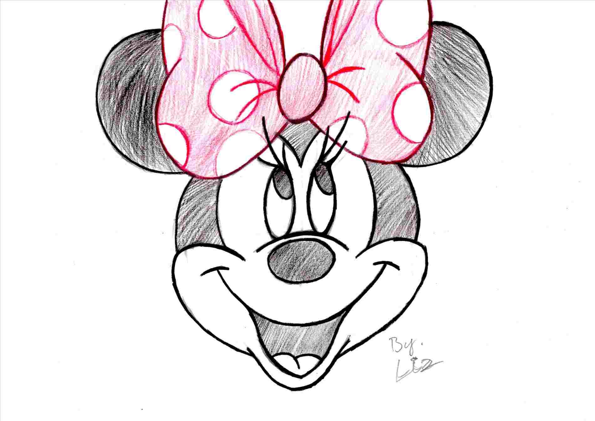 Cute Minnie Mouse Drawing at PaintingValley.com | Explore collection of
