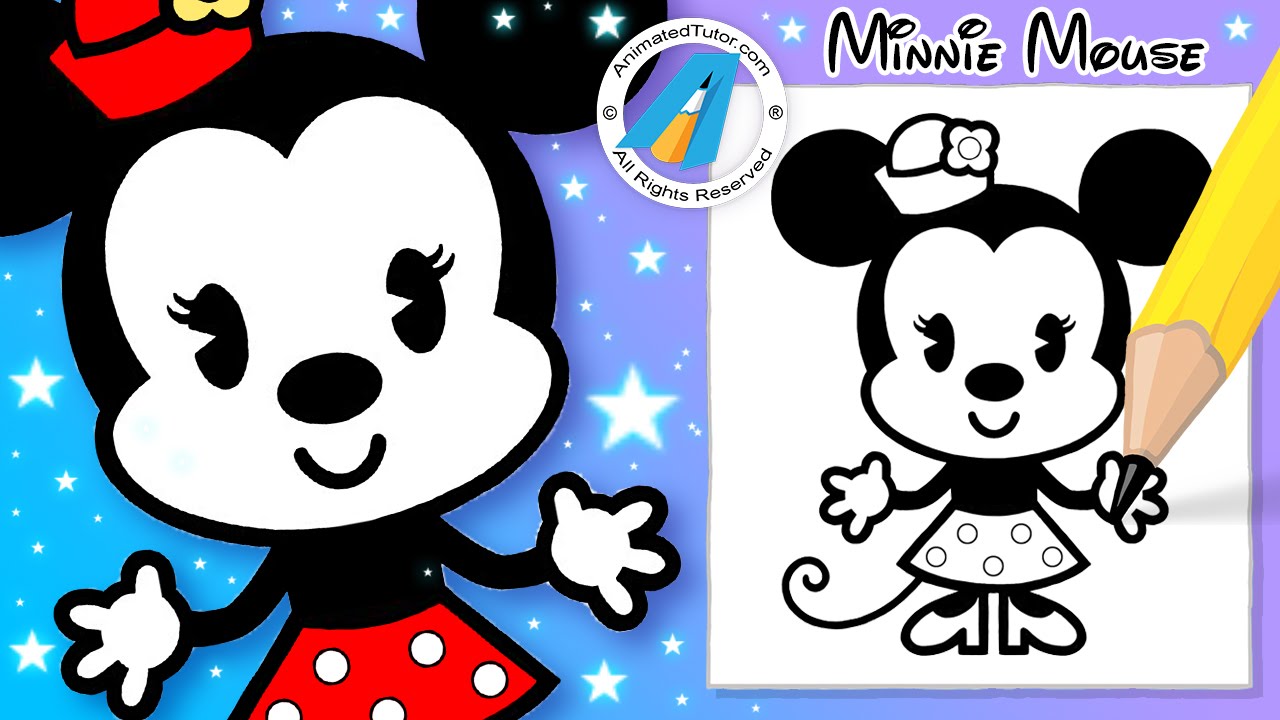 1280x720 Draw Cute Minnie Mouse - Cute Minnie Mouse Drawing