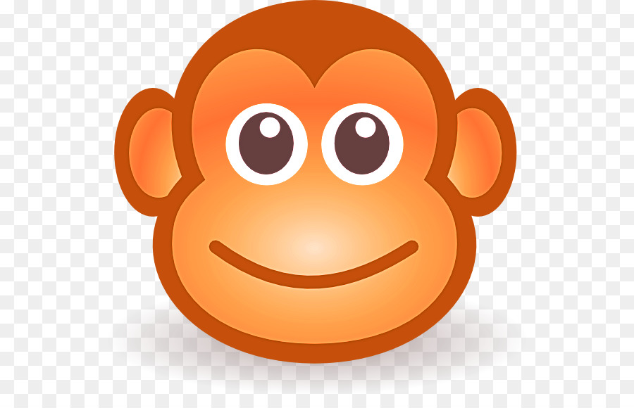 900x580 Monkey, Drawing, Smile, Transparent Png Image Clipart Free Download - Cute Monkey Drawing