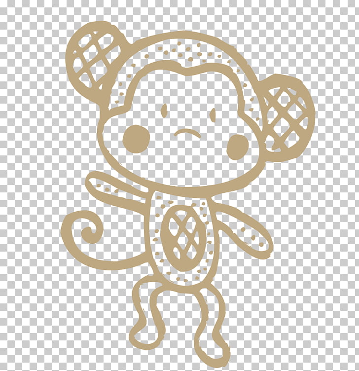 728x752 Cartoon Drawing Monkey, Cute Monkey Png Clipart Free Cliparts - Cute Monkey Drawing