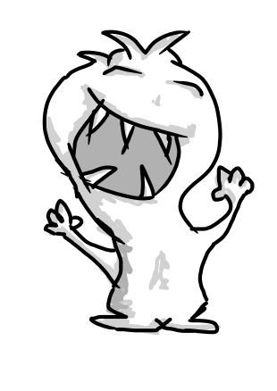 310x438 Photos Cute Cartoon Drawings Of Monsters - Cute Monster Drawings