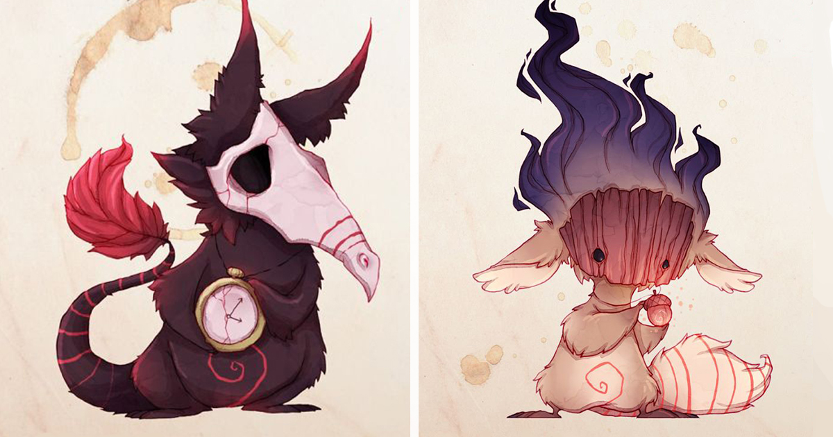 1200x630 artist suffering from anxiety illustrates mental illnesses as real - Cute Monster Drawings