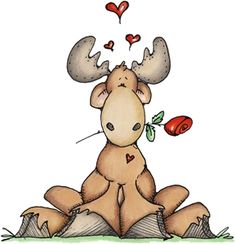 236x244 Cute Moose Cliparts - Cute Moose Drawing