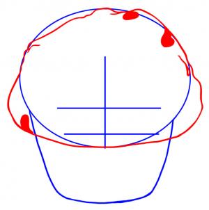 300x302 how to draw how to draw a muffin - Cute Muffin Drawing