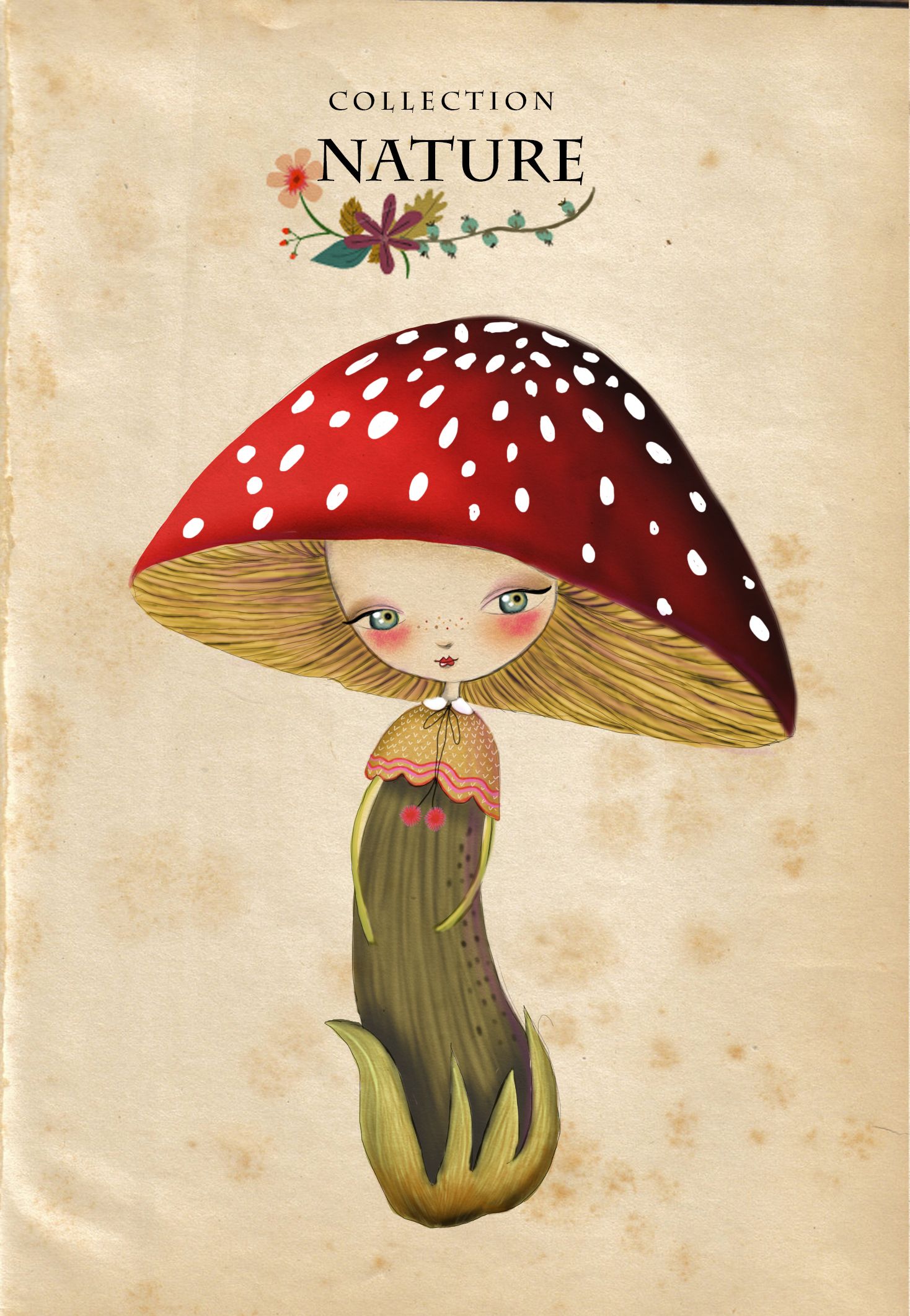 Cute Mushroom Drawing at Explore collection of