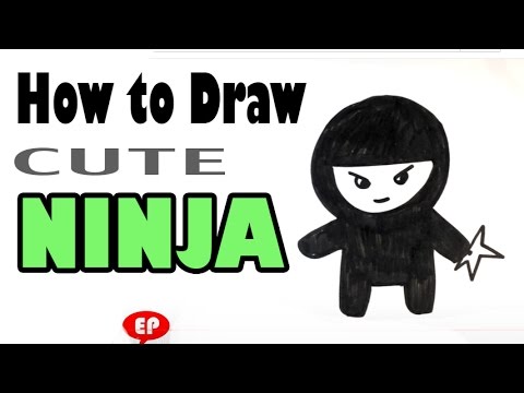 480x360 How To Draw A Ninja - Cute Ninja Drawing