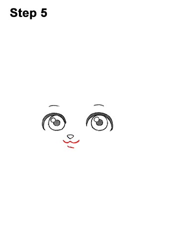 386x500 How To Draw A Mouse - Cute Nose Drawing