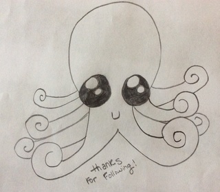 320x279 I Drew This Cute Octopus Hope You Love It! - Cute Octopus Drawing