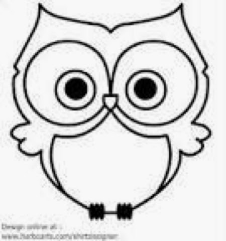 450x480 Simple Cute Owl Drawing - Cute Owl Drawing