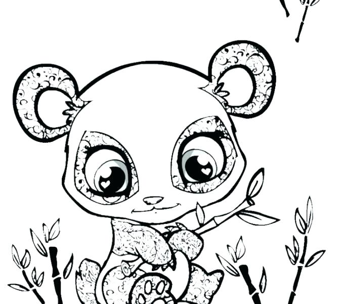 678x600 Cute Panda Bear Drawing At Free For Personal Use Bear Coloring - Cute Panda Bear Drawing