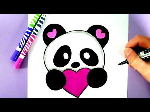 480x360 How To Draw A Cute Panda - Cute Panda Drawing