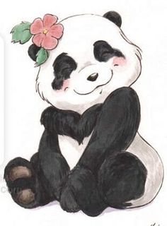 236x320 Cute Panda Drawing - Cute Panda Drawing