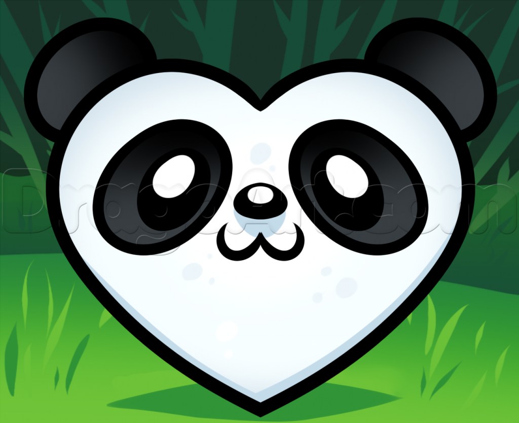 Cute Easy Drawings Panda - Cute Animals So Clipart Panda Draw Drawings ...