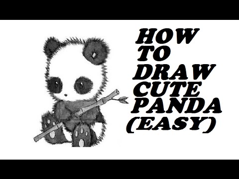 480x360 How To Draw - Cute Panda Drawing Step By Step