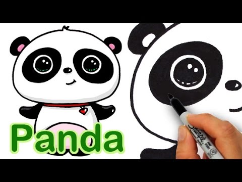 480x360 How To Draw A Cute Panda Easy - Cute Panda Drawing Step By Step