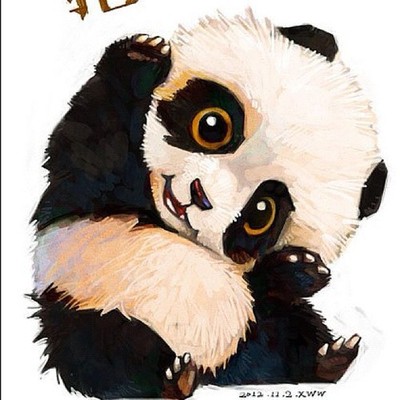 400x400 Cute Panda Cartoon Tumblr - Cute Panda Drawing Tumblr