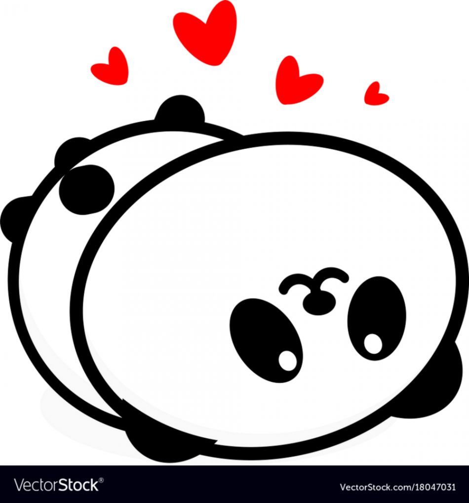 950x1018 cute panda love drawings tab wallpapers - Cute Panda Love Drawing