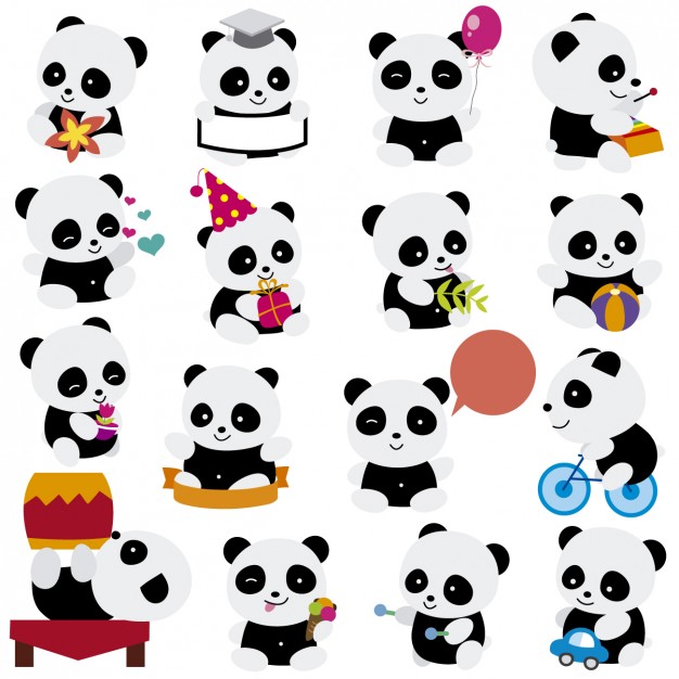 626x626 Panda Vectors, Photos And Free Download - Cute Panda Love Drawing