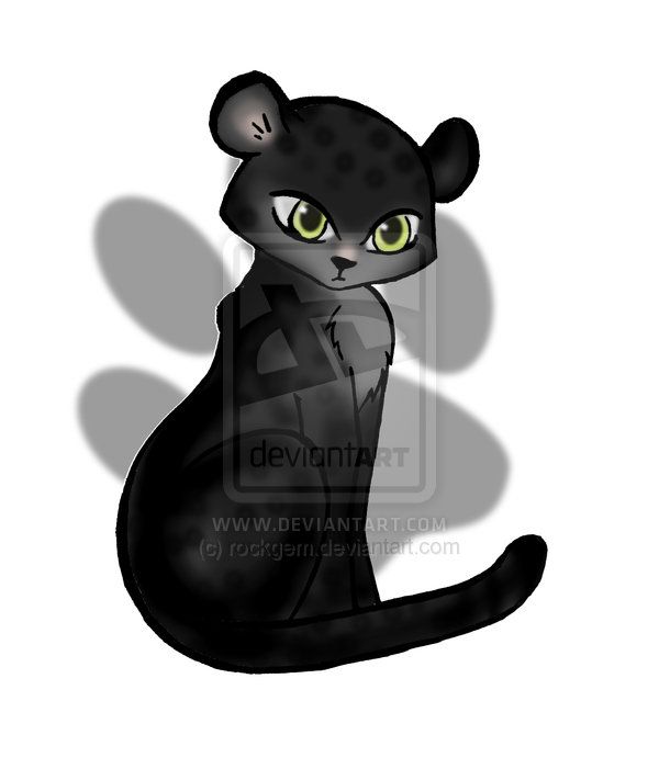 600x701 panther drawings cute black panther - Cute Panther Drawing