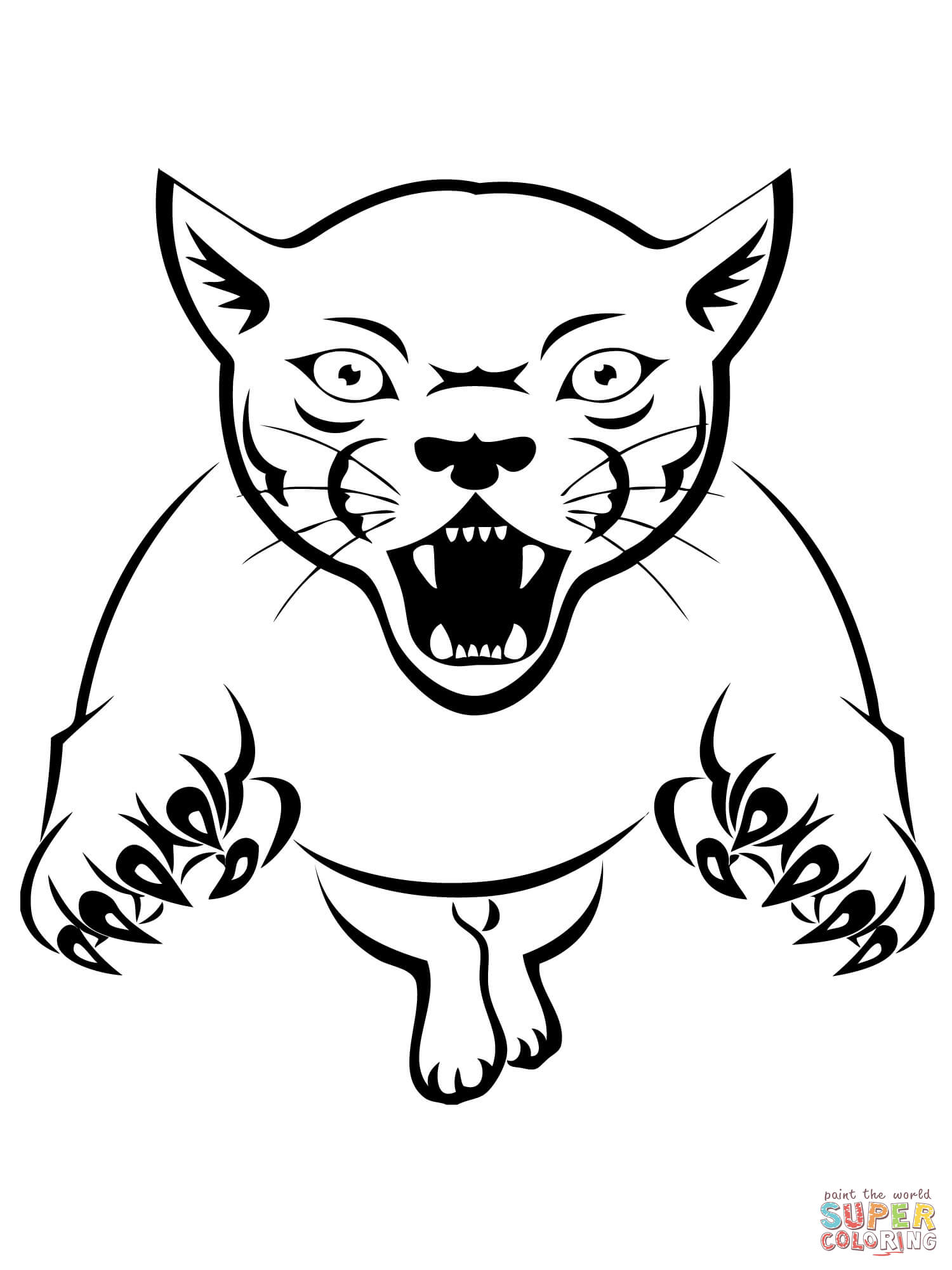 1500x2000 Panther Drawing Cute Baby For Free Download - Cute Panther Drawing