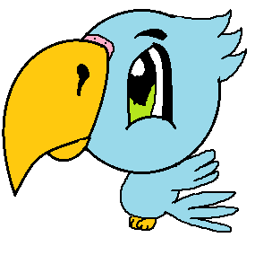 304x284 Cute Parrot Drawing - Cute Parrot Drawing