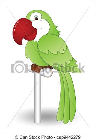 321x470 cute parrot creative design art of cute cartoon parrot vector - Cute Parrot Drawing