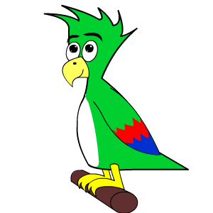 300x300 How To Draw A Cute Parrot - Cute Parrot Drawing