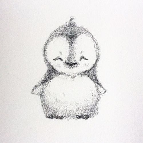 500x500 wim enjoyed and liked on instagram from haha decided - Cute Penguin Drawing