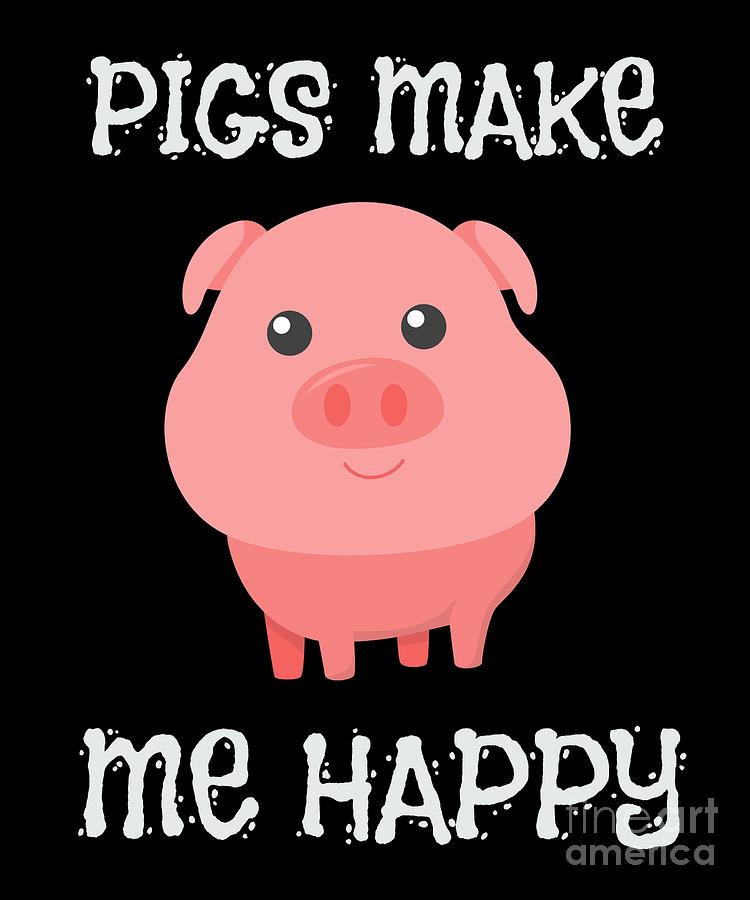 750x900 adorable pigs make me happy cute piglet drawing - Cute Pig Drawing