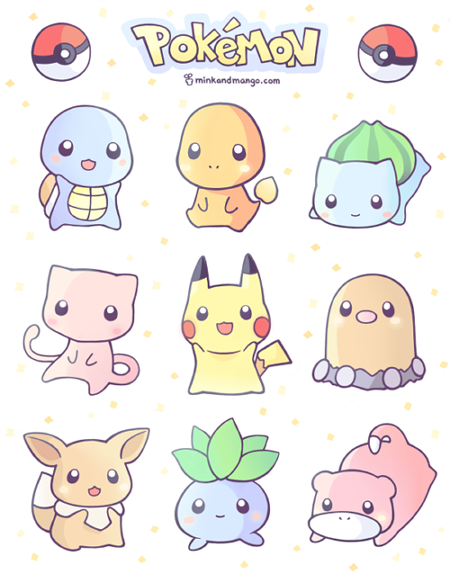 Featured image of post Cute Pokemon Drawing Images
