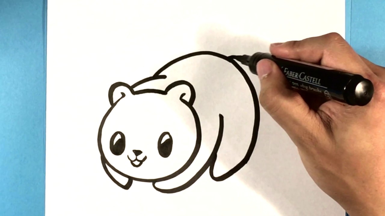 1280x720 How To Draw A Cute Polar Bear - Cute Polar Bear Drawing