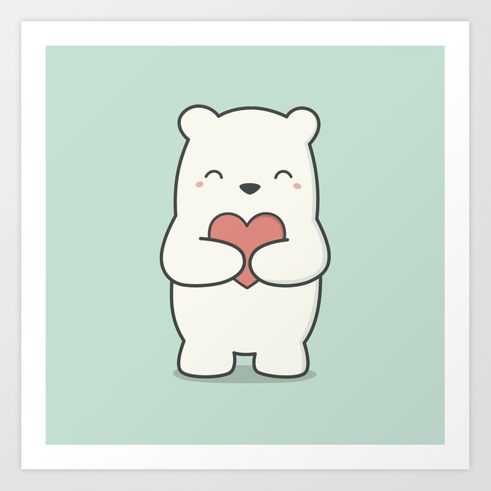 Cute Polar Bear Drawing at Explore collection of