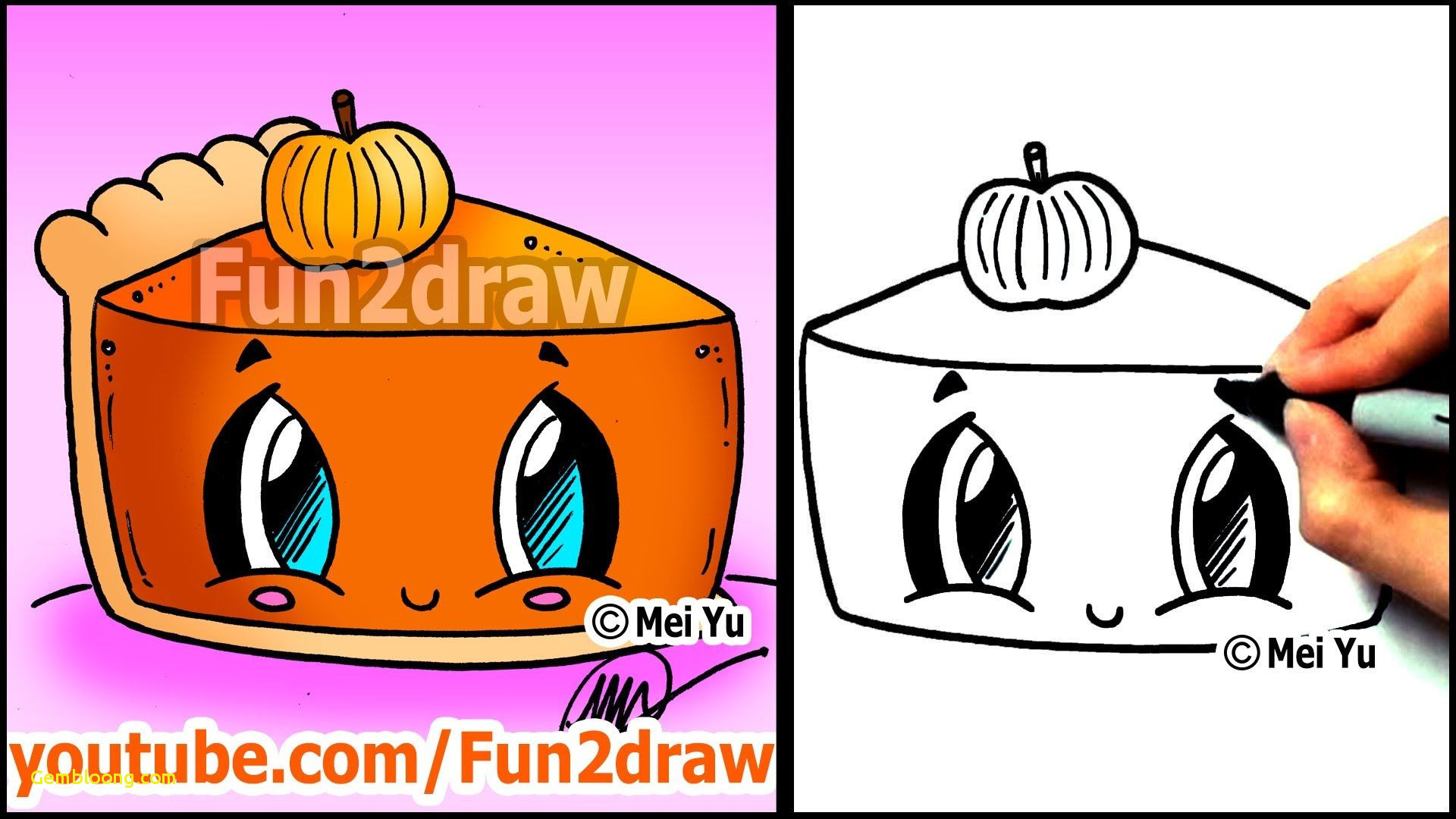 1920x1080 Cute Turkey Drawing Premium Cute Pumpkin Drawing - Cute Pumpkin Drawing