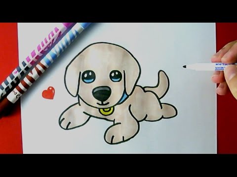 480x360 How To Draw A Cute Puppy Easy - Cute Puppy Drawing