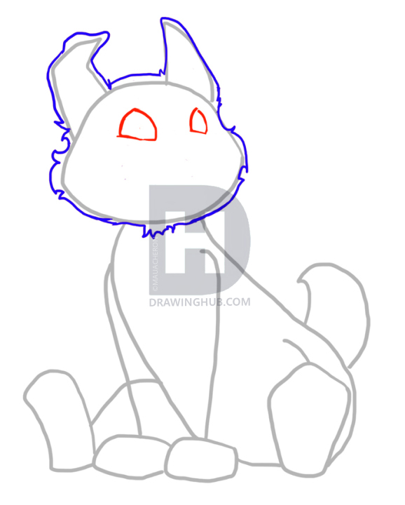 578x720 How To Draw Cute Puppies, Cute Puppies, Step - Cute Puppy Eyes Drawing