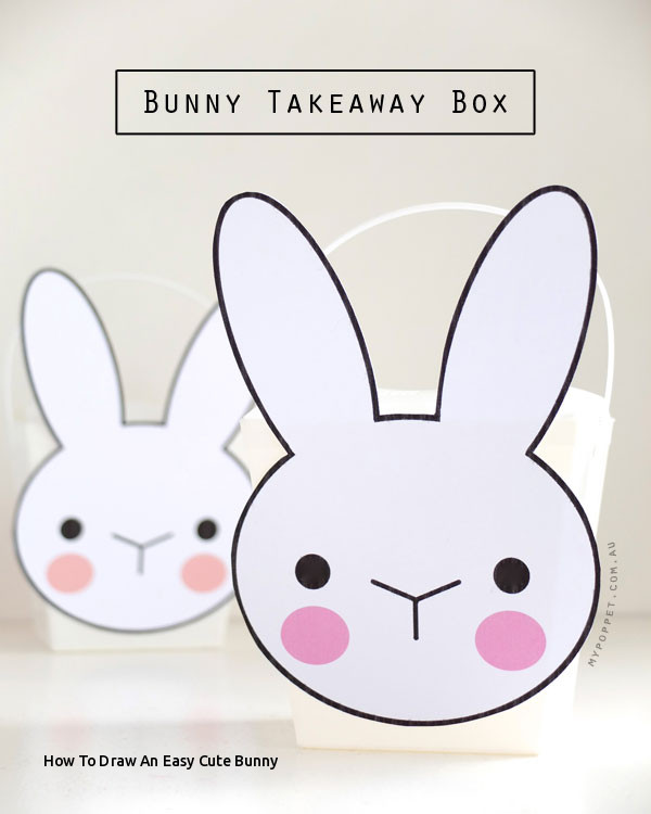 600x750 How To Draw An Easy Cute Bunny - Cute Rabbit Drawing