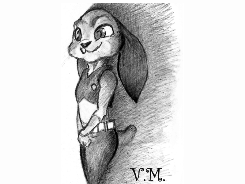 800x600 Cute Rabbit Character - Cute Rabbit Drawing