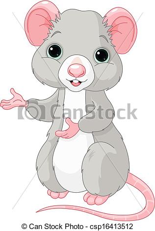 Drawing Mouse Cute Rat Cartoon ~ Drawing Easy