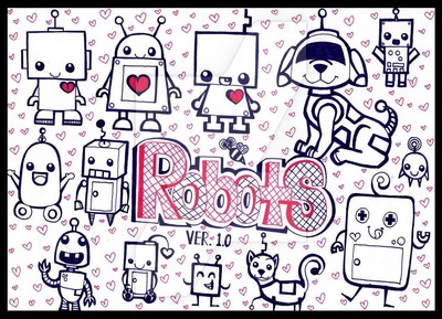 400x289 Oh Mai God, Cute Robots, Yay - Cute Robot Drawing