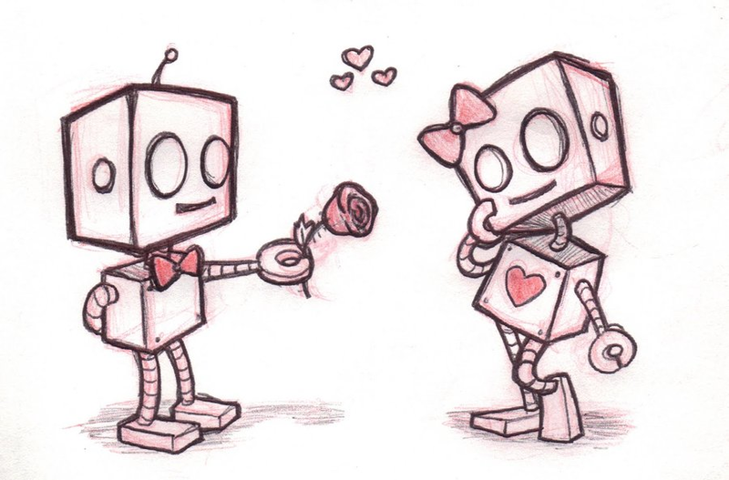 800x527 Cute Robot Drawing Kylie Was Here Love Drawings - Cute Robot Drawing