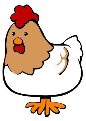 300x425 Cute Chicken Clipart Free Clipart Images Free Printables - Cute Rooster Drawing