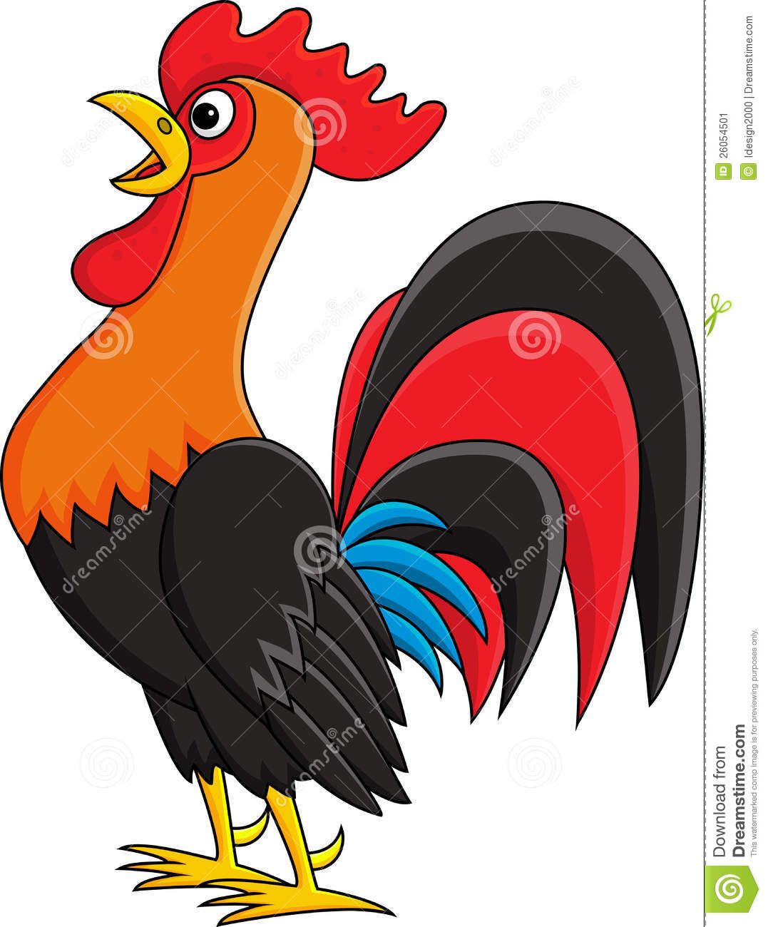 1077x1300 Cute Rooster Cartoon Drawing - Cute Rooster Drawing